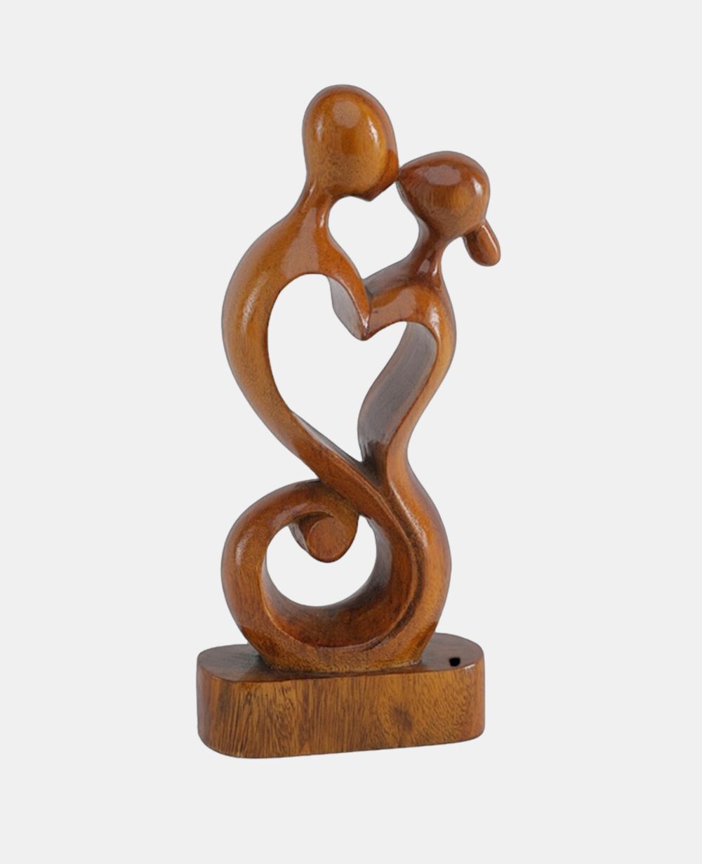 Abstract Kissing Couple Statue – Aaccoutre